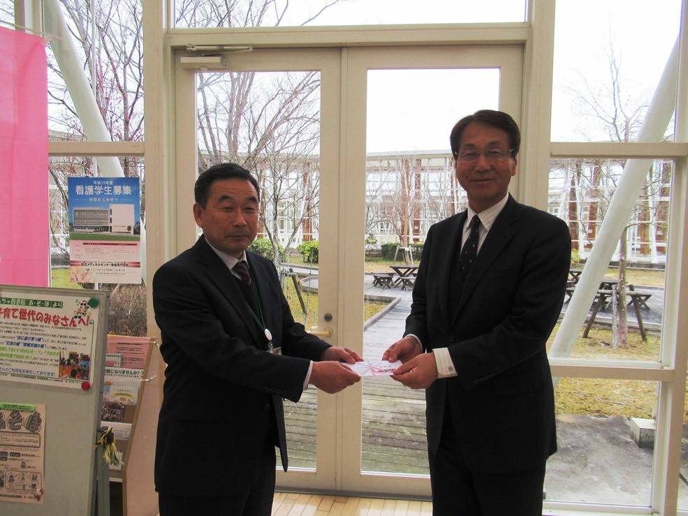 「常陸太田市社会福祉協議会」を訪問し、助成金を贈呈